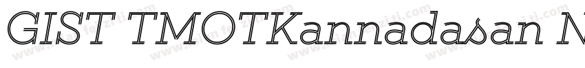 GIST TMOTKannadasan Normal字体转换